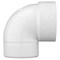 Charlotte Pipe And Foundry Charlotte Pipe Schedule 40 2 in. Hub X 2 in. D Spigot PVC 90 Degree Elbow 1 pk PVC003330800 - alternate 2